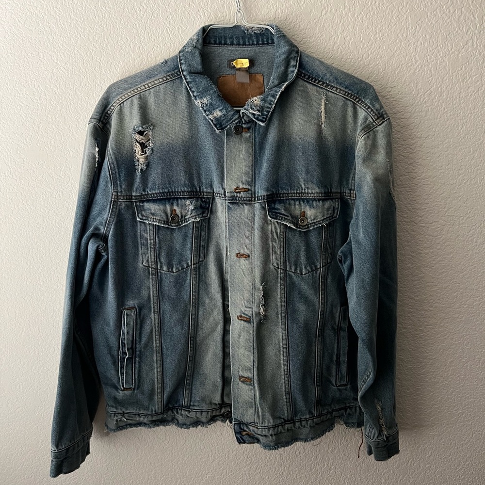H&M Distressed Jean / Denim Jacket